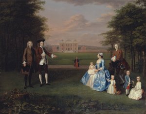 Robert Gwillym fra Atherton og hans familie av Arthur Devis